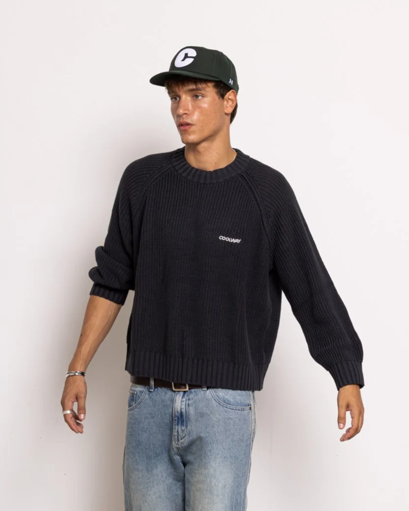 Black Knit Sweater