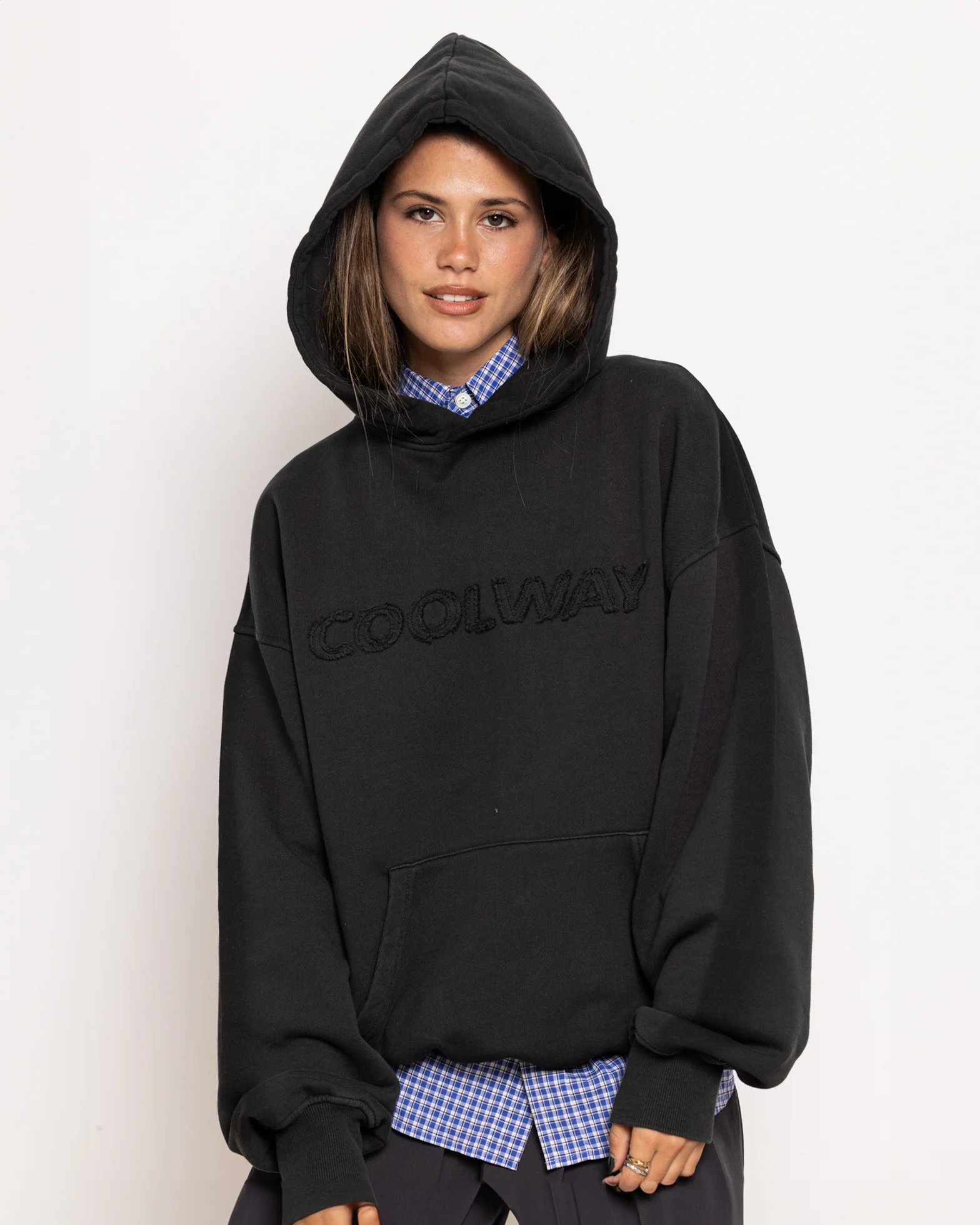 Washed Black Hoodie