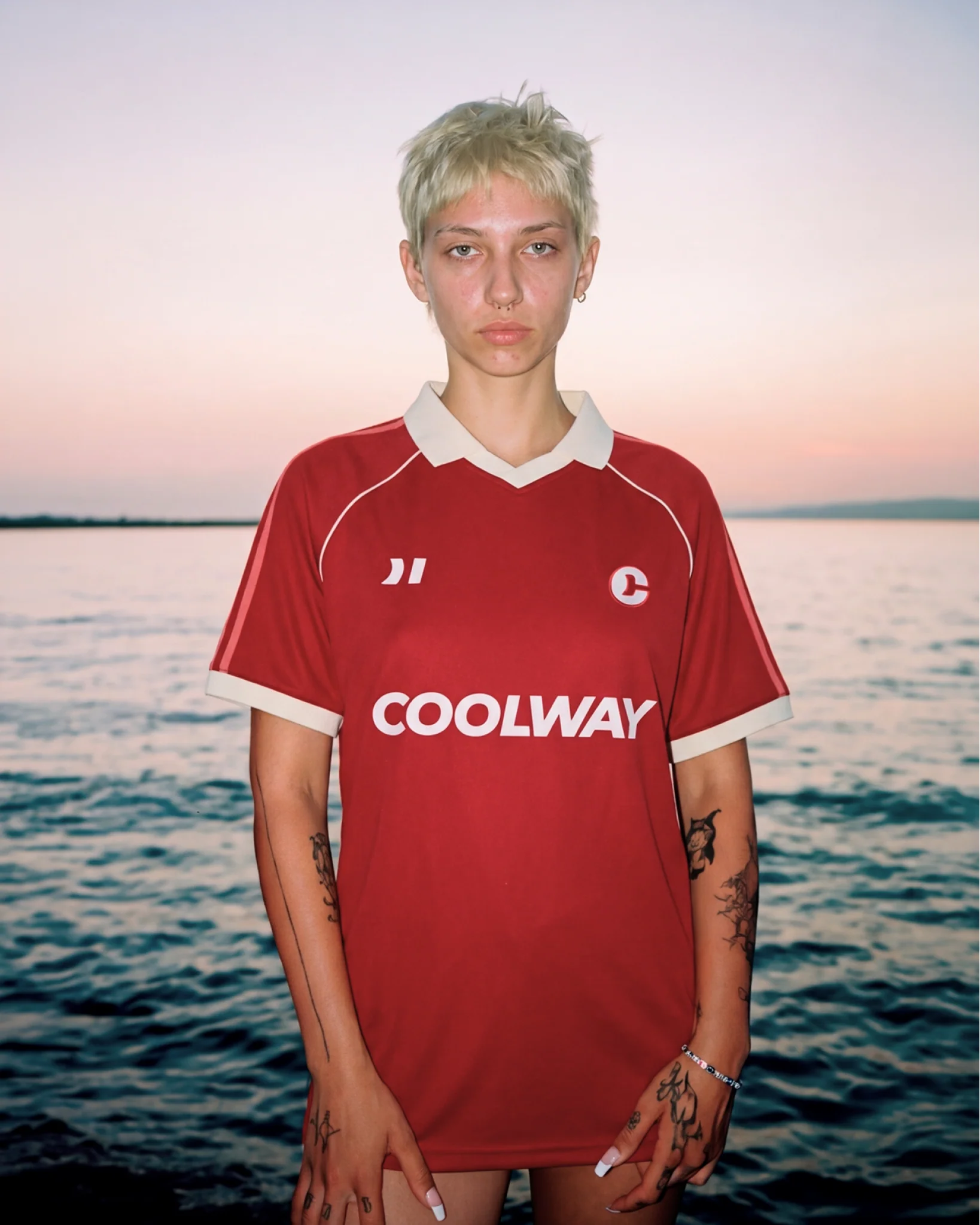 Hot Cherry Football Tee